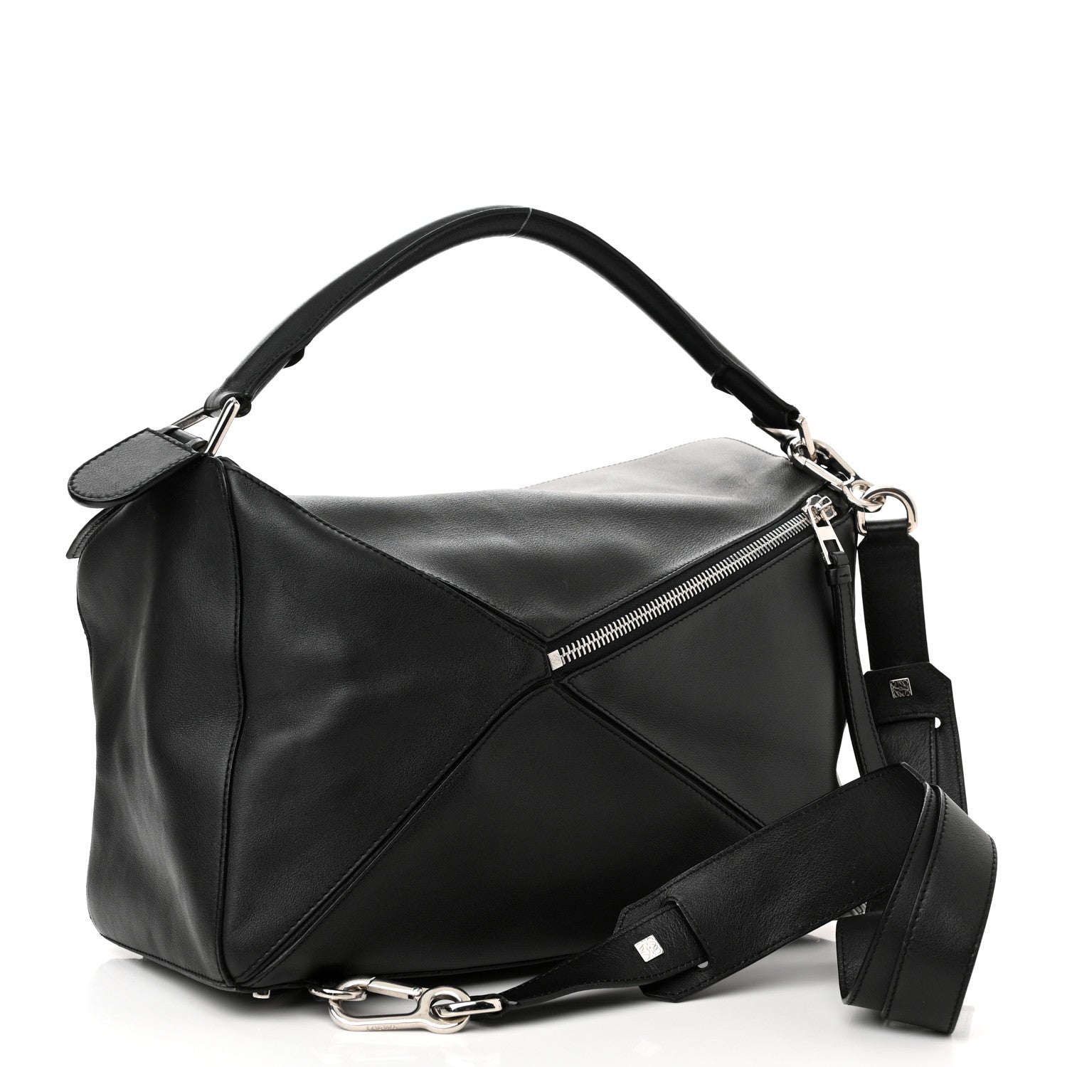 Loewe Calfskin Large Puzzle Bag Black 3 of 12