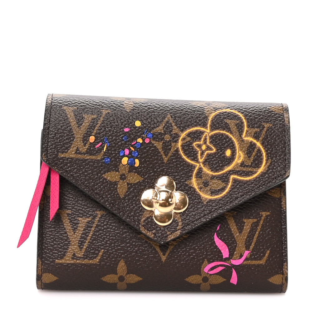 Louis Vuitton Monogram 2025 Christmas Animation Victorine Wallet Frozen ...