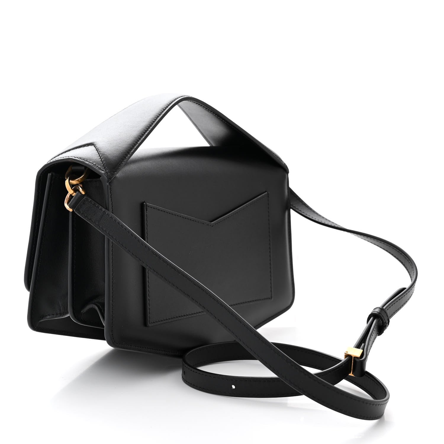Alaia Box Calfskin Le Papa East West Crossbody Black 3 of 10
