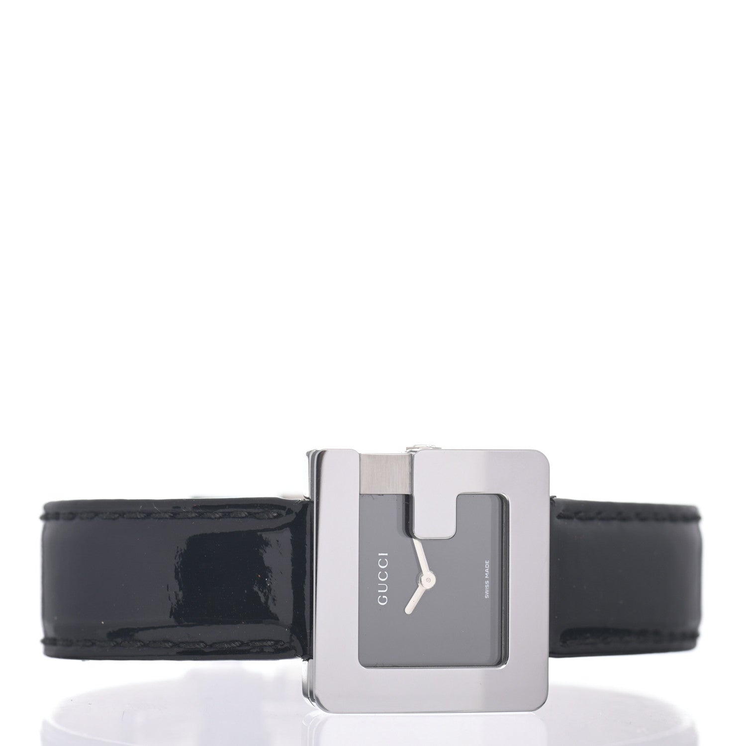 Gucci Stainless Steel Calfskin 23mm 3600L Quartz Watch Black 2 of 4