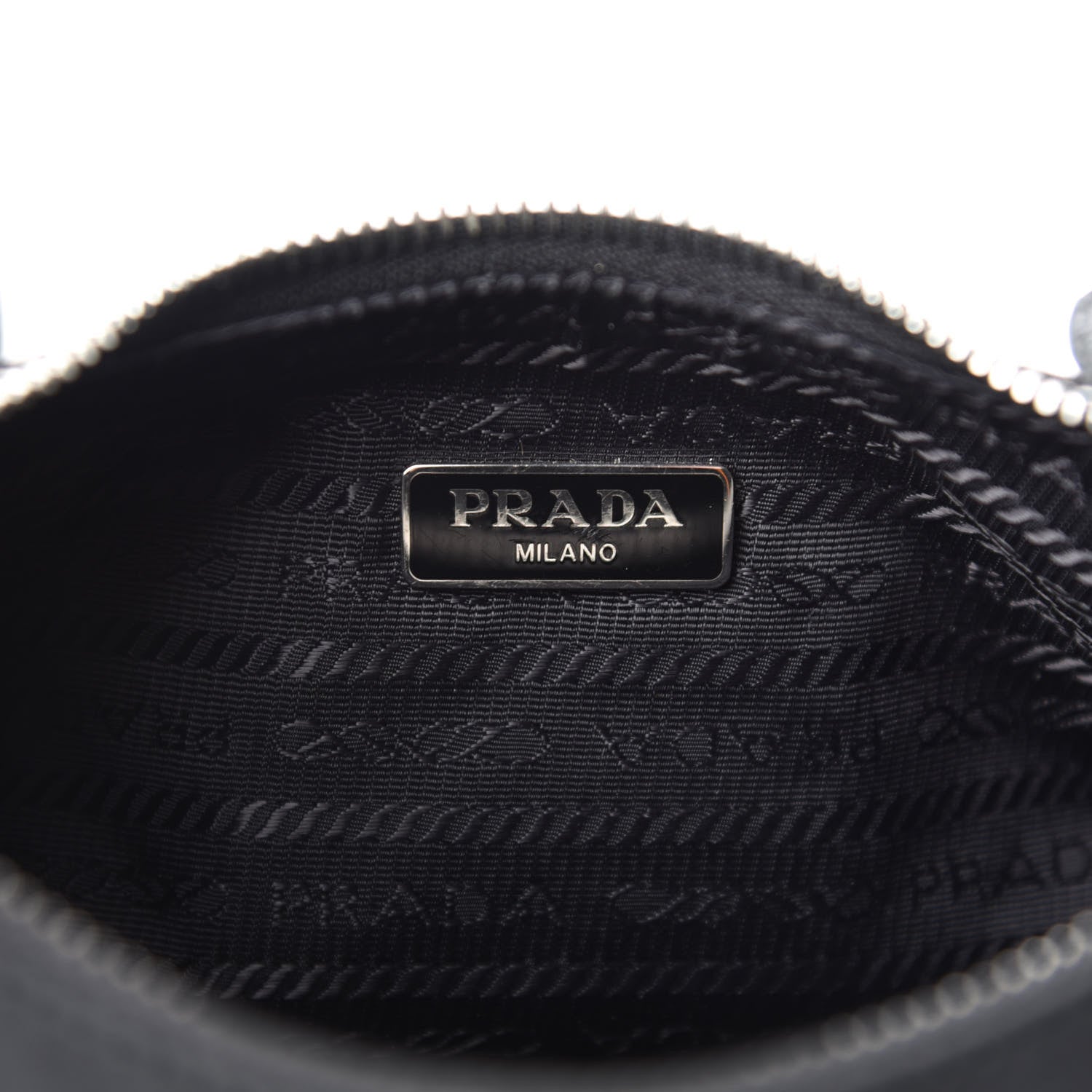 Prada Nylon Re-Edition 2005 Shoulder Bag Black 8 of 13