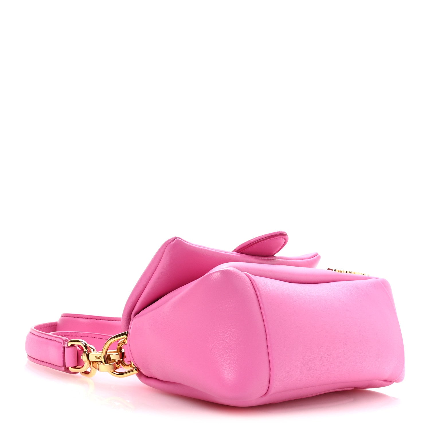 Jacquemus Padded Lambskin Le Petit Bambimou Neon Pink 1857726