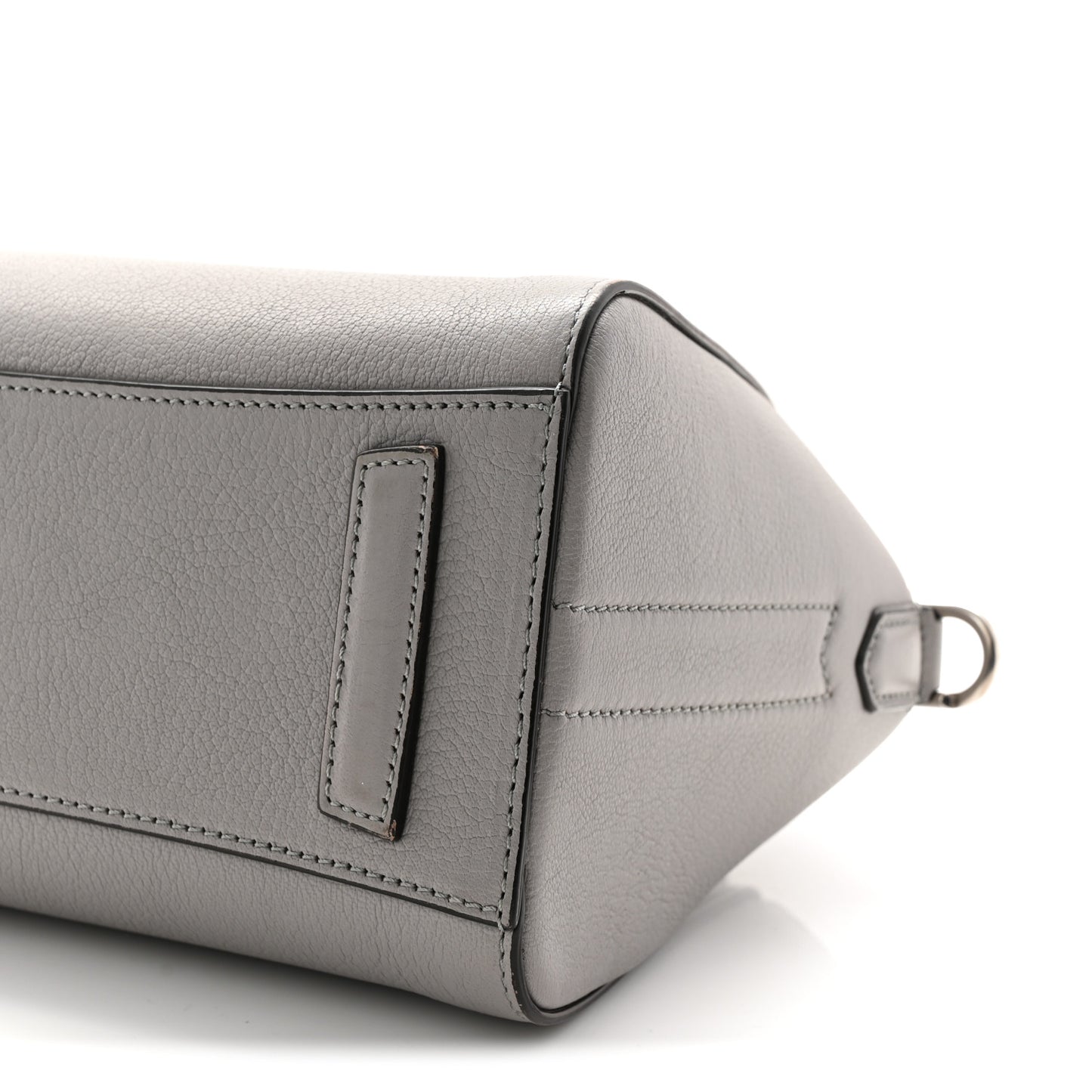Sugar Goatskin Small Antigona Pearl Grey