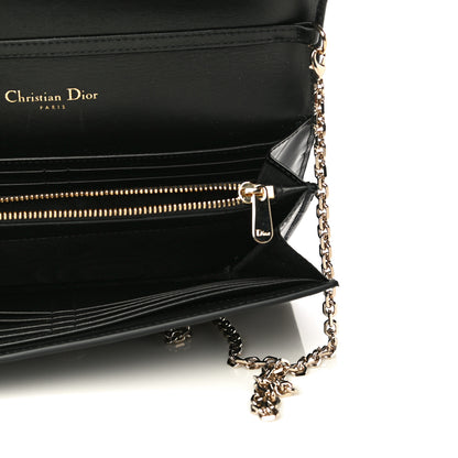 Christian Dior Patent 30 Montaigne Pouch Black 6 of 12