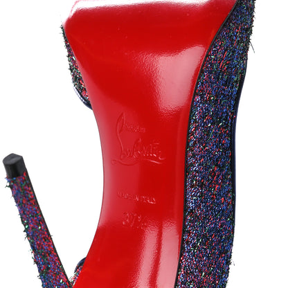 Christian Louboutin Starlight Lurex Iriza 100 Pumps 37.5 Multicolor By Night 6 of 7