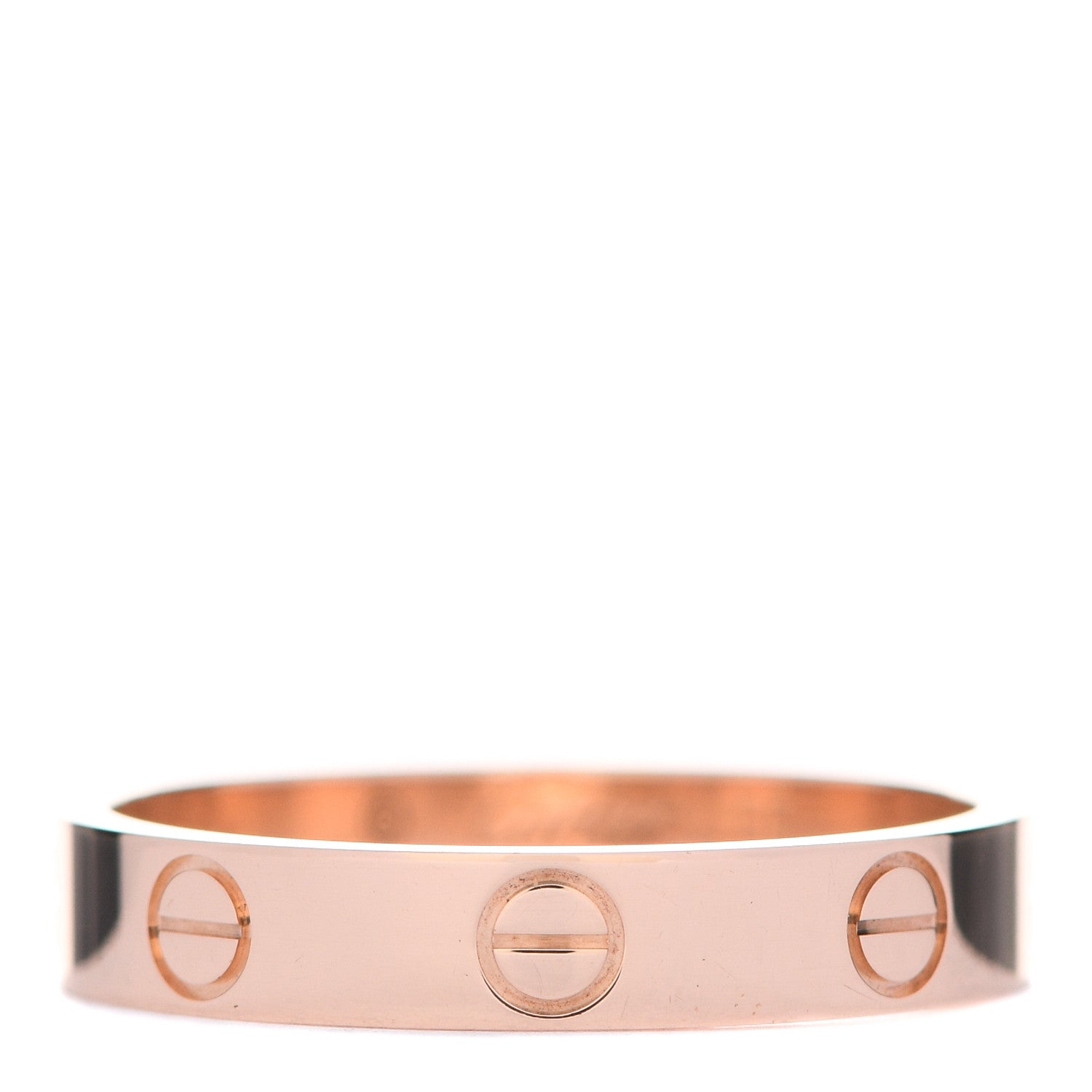 Cartier 18K Pink Gold 3.5mm LOVE Wedding Band Ring 55 7.25 1 of 5