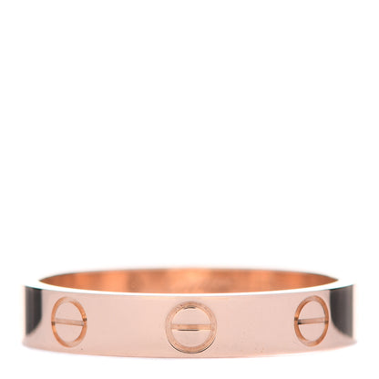 Cartier 18K Pink Gold 3.5mm LOVE Wedding Band Ring 55 7.25 1 of 5