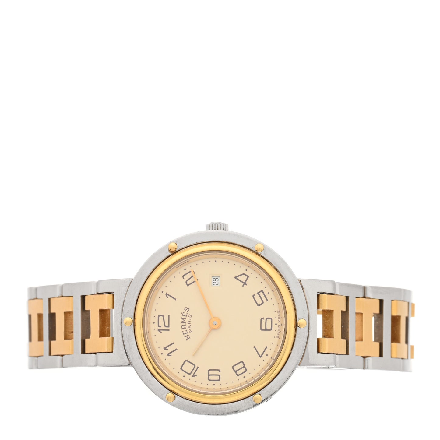 Stainless Steel 30mm Clipper Quartz Watch Gold