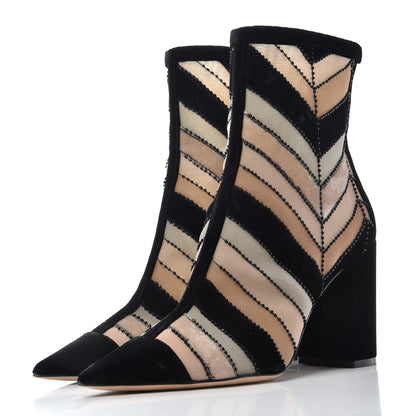 Christian Dior D-Cage Low Boots Boots 37 Pink Grey 3 of 10