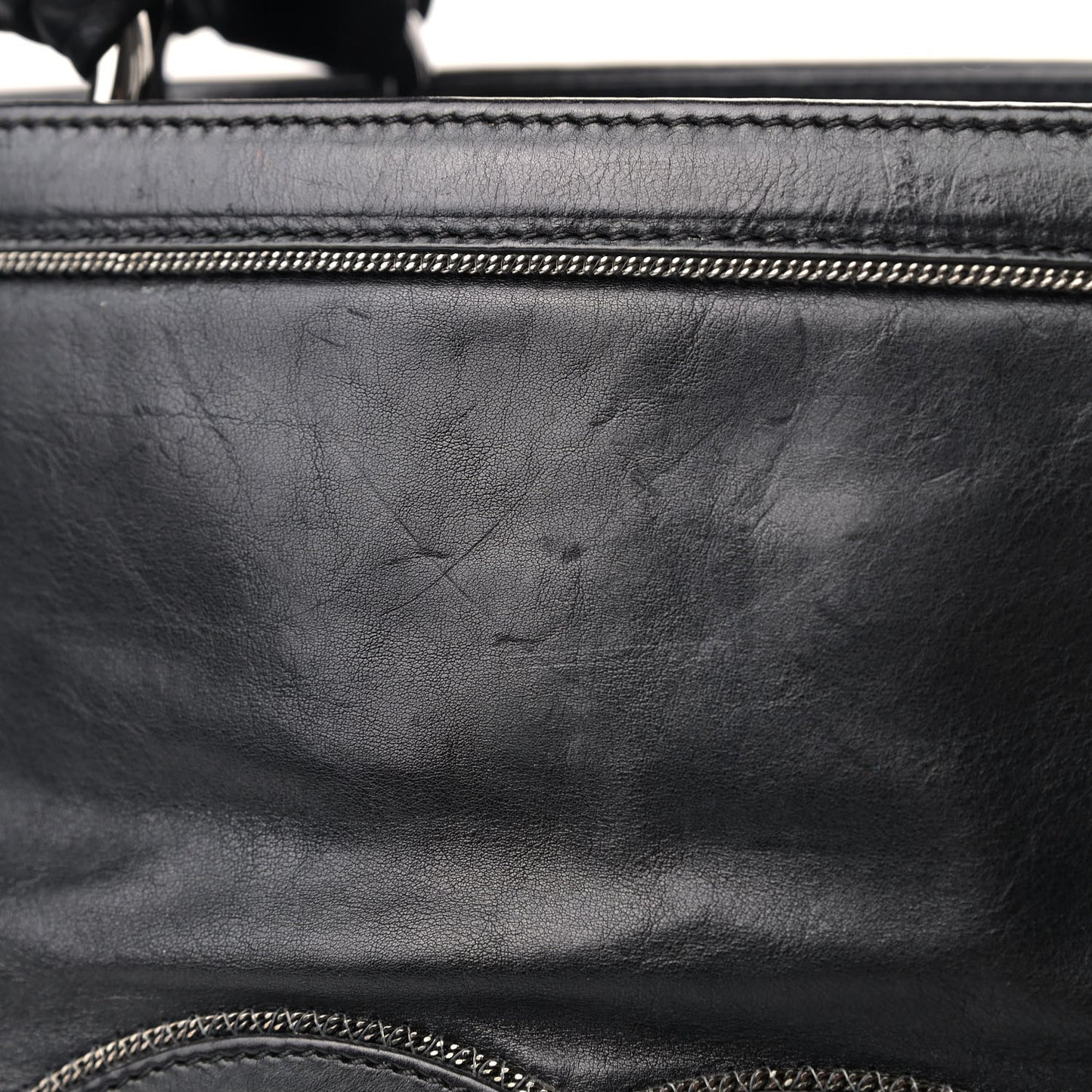 Lambskin East West Soho Shopper Black