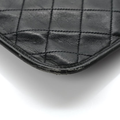Chanel Lambskin Quilted Flat Tote Black 11 of 12