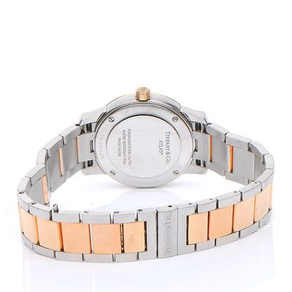 Tiffany Stainless Steel 18K Rose Gold 29mm Atlas 2-Hand Quartz Watch 4 of 8