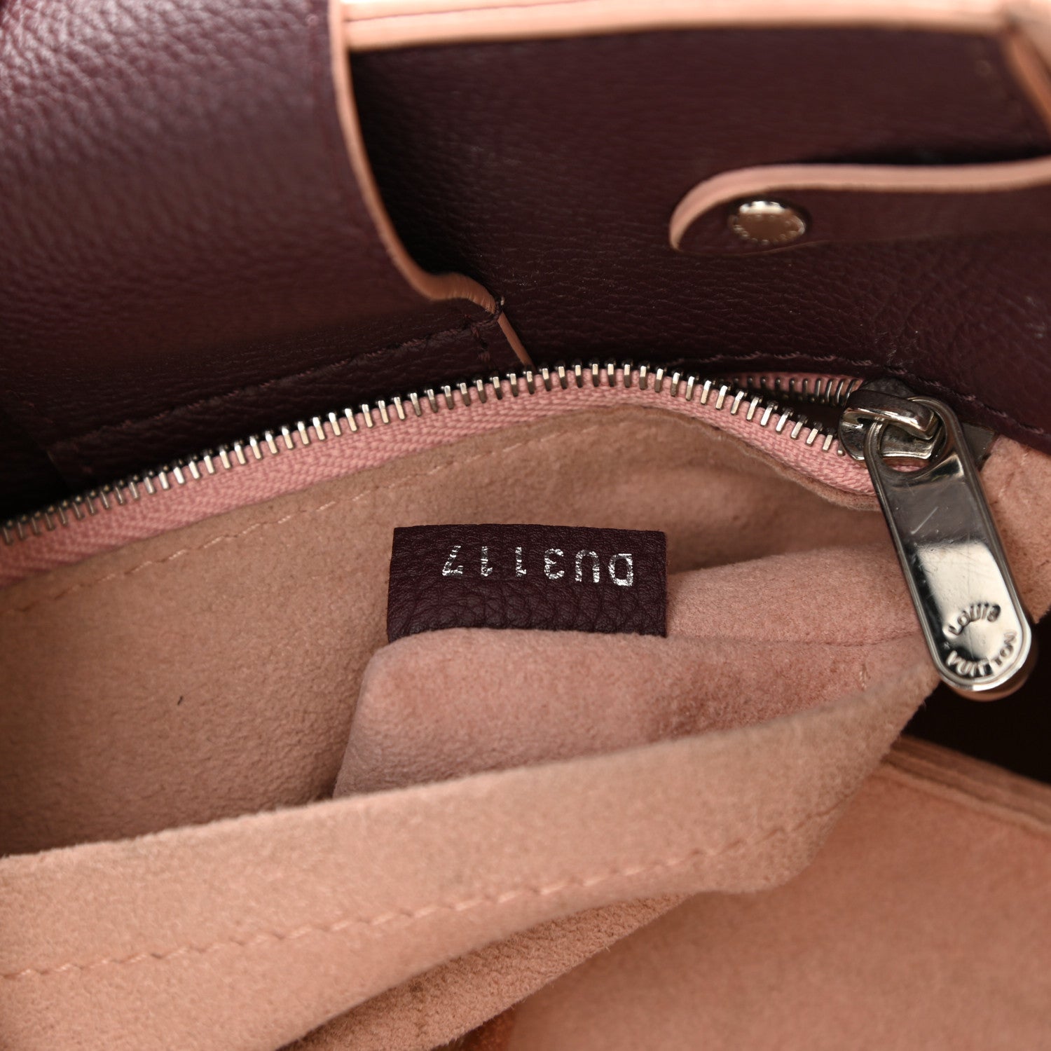 Louis Vuitton Calfskin Lockme Bucket Prune 7 of 16