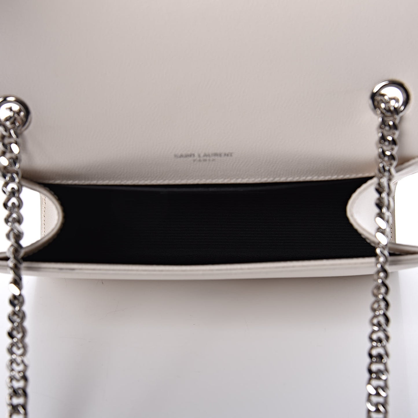 Grain De Poudre Small Monogram Kate Satchel Icy White