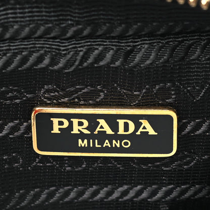 Prada Saffiano Lux Mini Top Handle Crossbody Bag Black 6 of 9