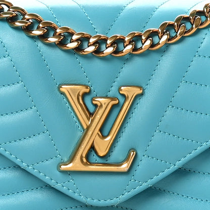 Louis Vuitton Calfskin New Wave Chain PM Malibu Green 7 of 10
