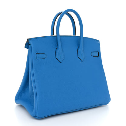 Hermes Togo Birkin 25 Bleu Zanzibar 3 of 11