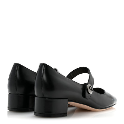 Christian Dior Brushed Calfskin Uniform 30mm Pumps 36.5 Black 5 of 10