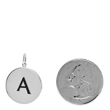 Tiffany Sterling Silver Block Letter A Charm 2 of 5