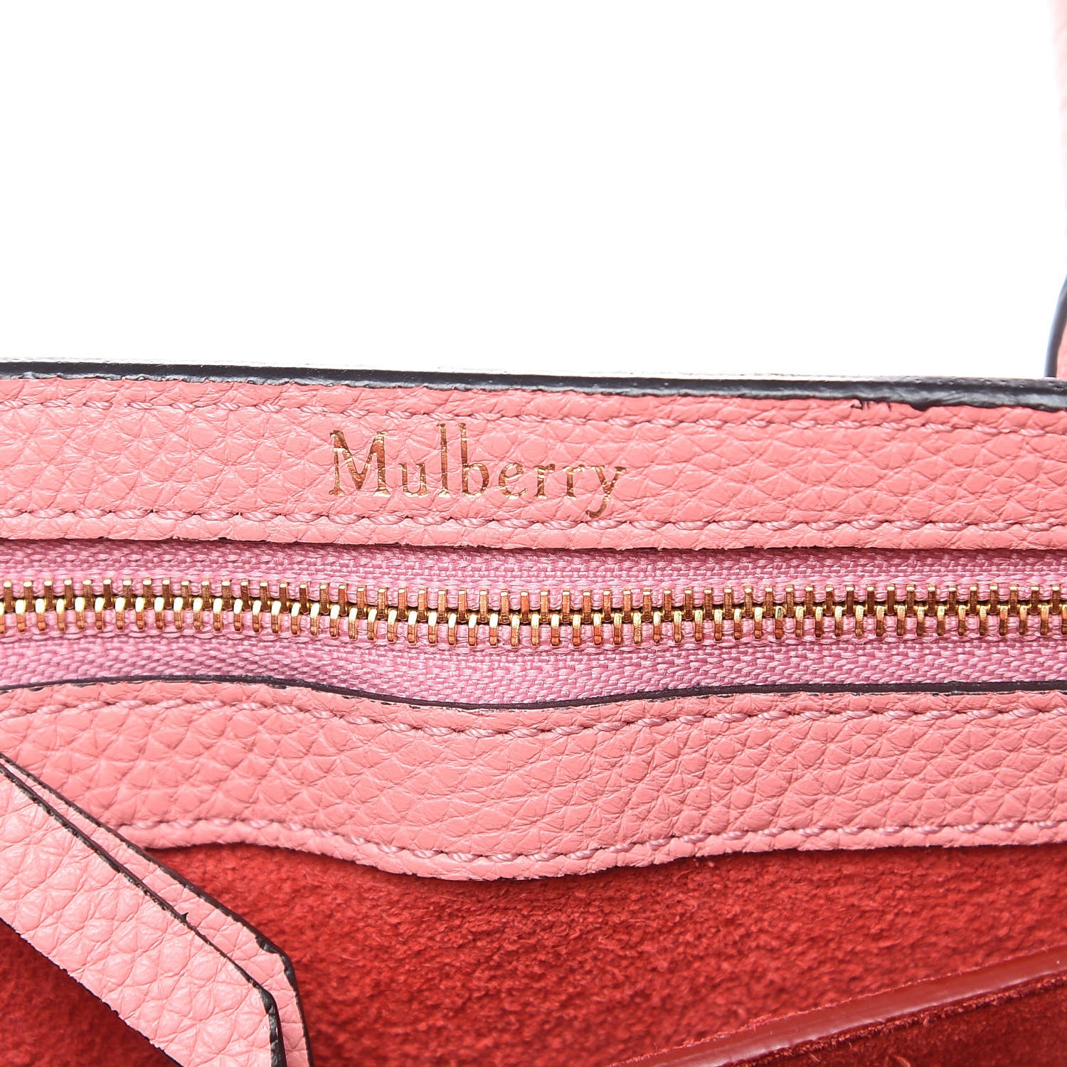 Mulberry Classic Grain Small New Bayswater Macaroon Pink 6 of 12