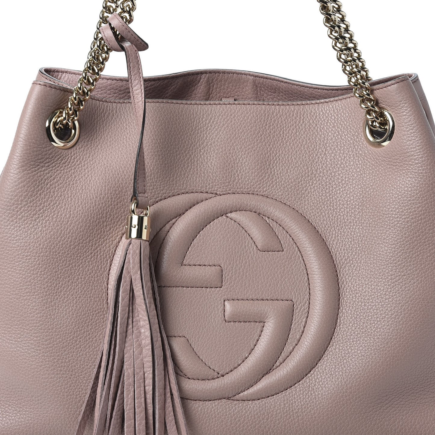 Cellarius Calfskin Medium Soho Chain Shoulder Bag Dark Cipria