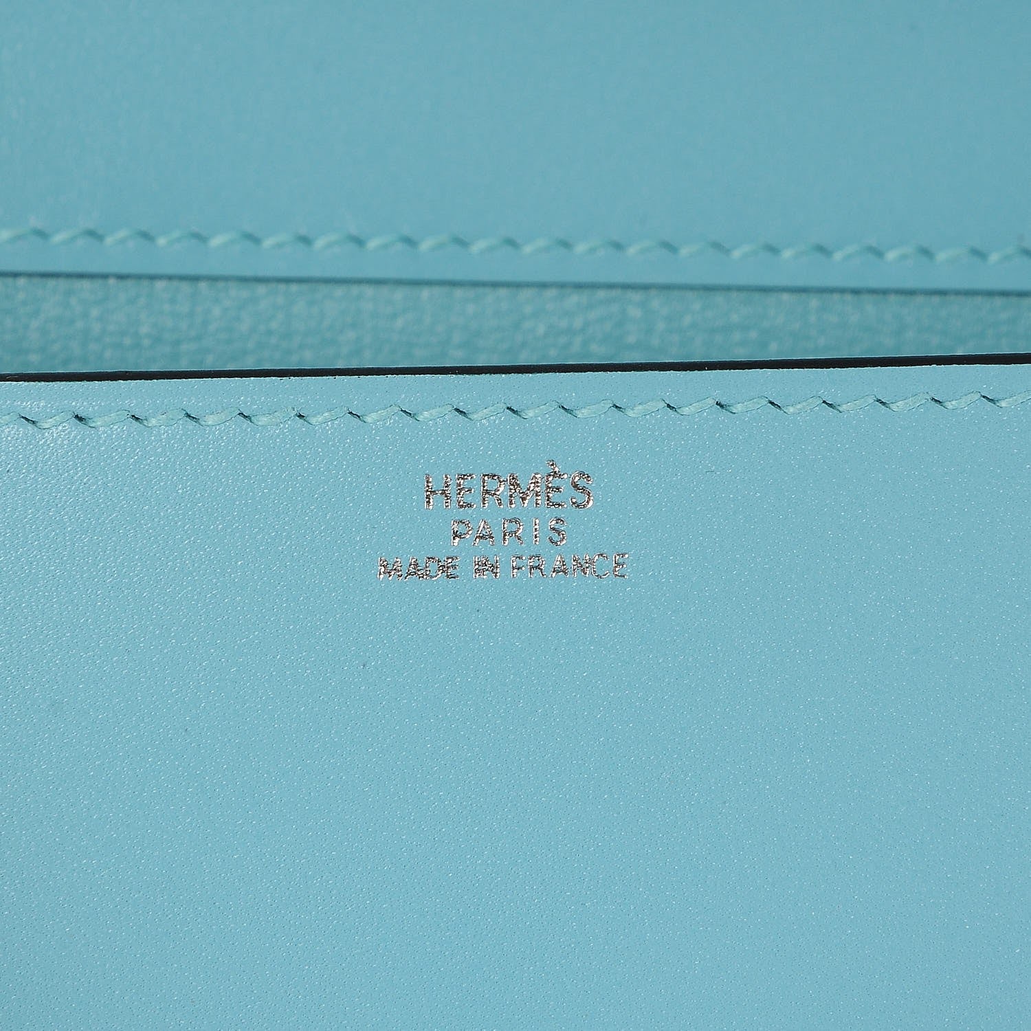 Hermes Tadelakt Medor 23 Clutch Bleu Atoll 6 of 7