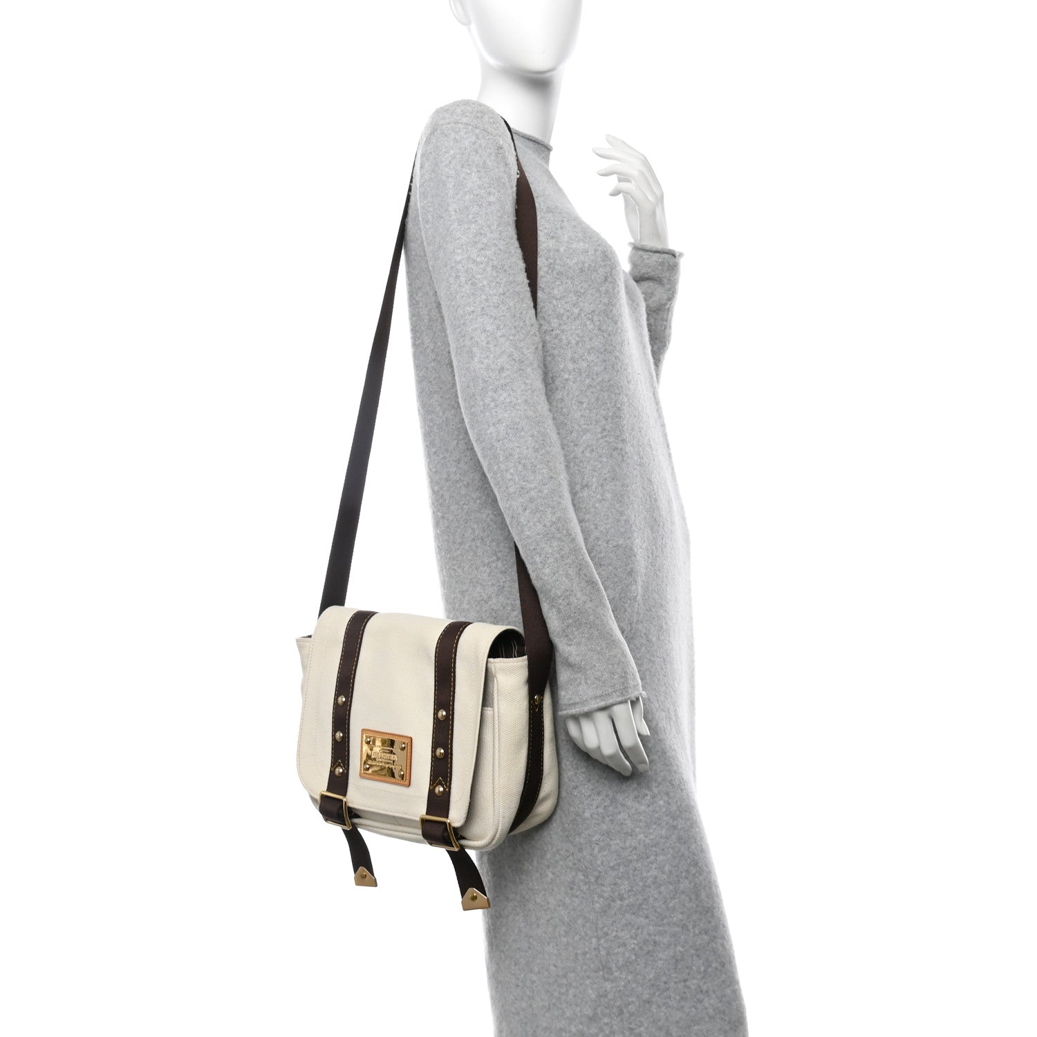 Louis Vuitton Antigua Besace PM Messenger White 2 of 9