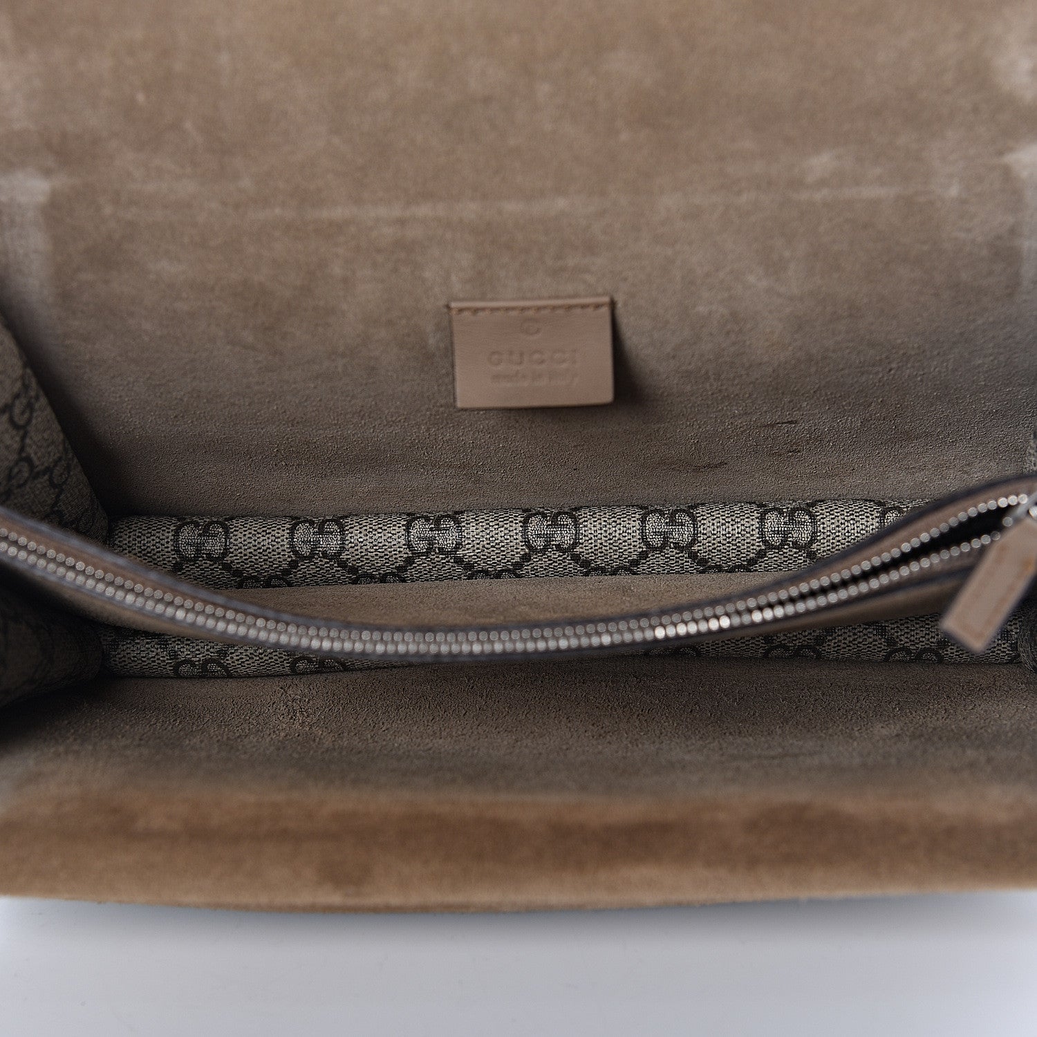 Gucci GG Supreme Monogram Small Dionysus Shoulder Bag Taupe 5 of 13