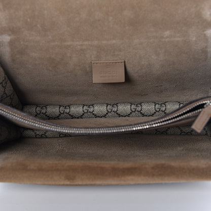 Gucci GG Supreme Monogram Small Dionysus Shoulder Bag Taupe 5 of 13