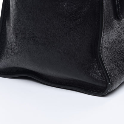 Prada Glace Calf Small Twin Pocket Tote Nero Black 11 of 12