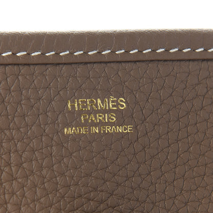 Hermes Taurillon Clemence Evelyne III PM Etoupe 6 of 10