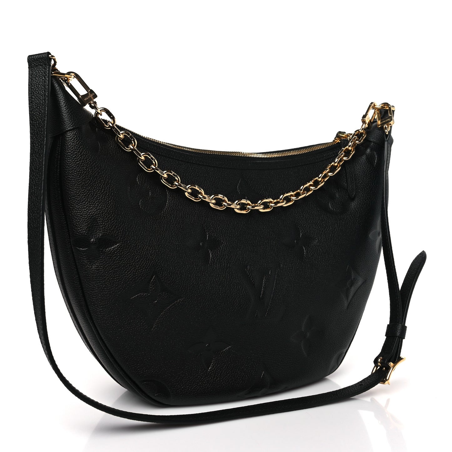 Empreinte Monogram Giant Loop Hobo Black