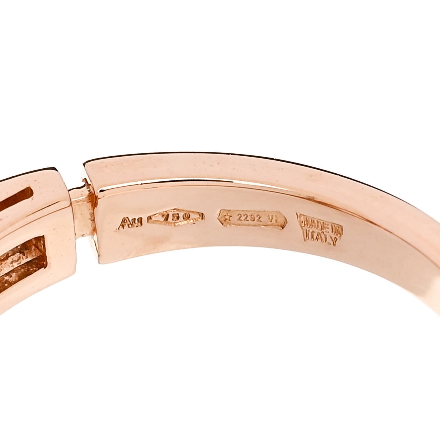 Bulgari 18K Rose Gold Diamond Bvlgari Bvlgari Ring 54 6.75 5 of 6