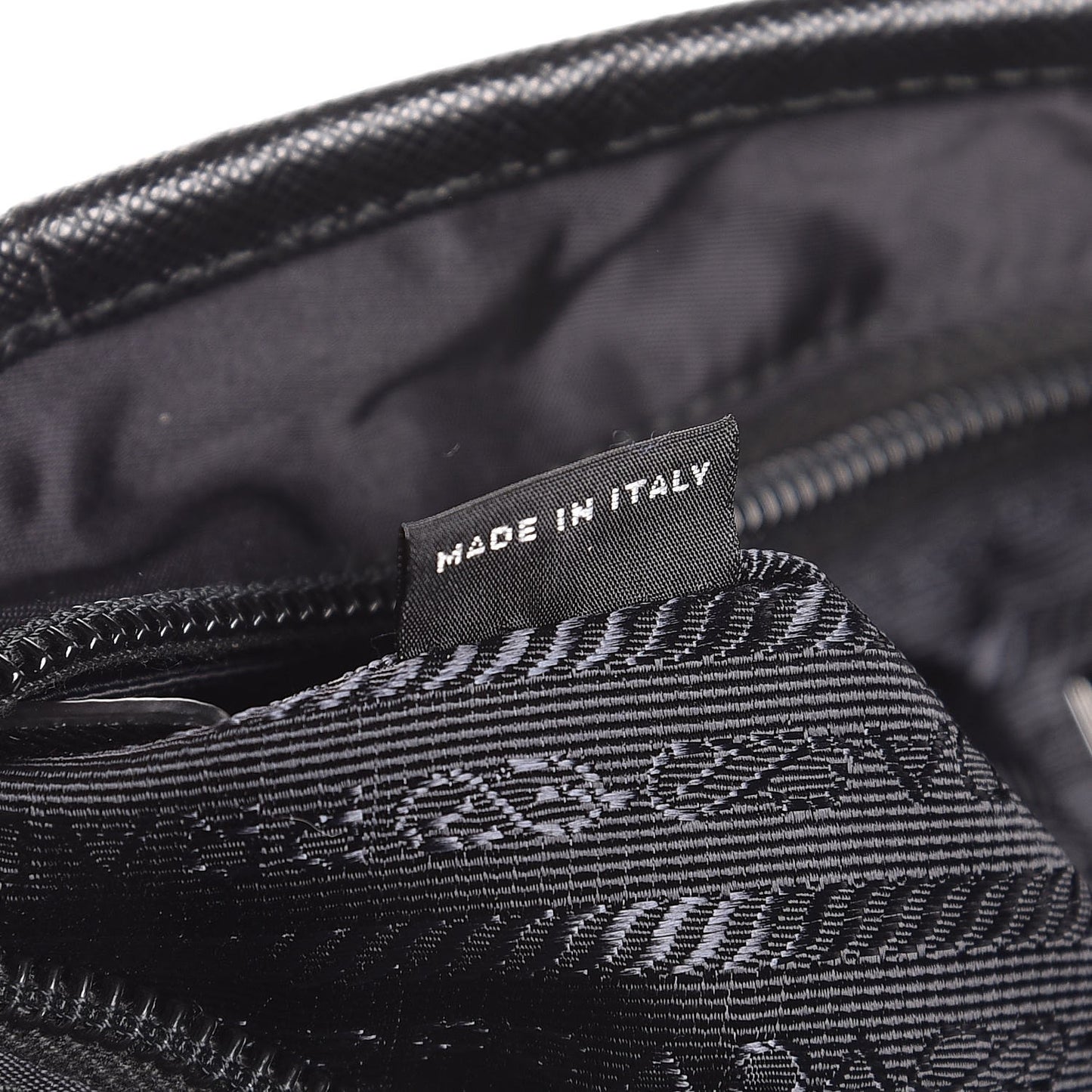 Nylon Flat Messenger Bag Black