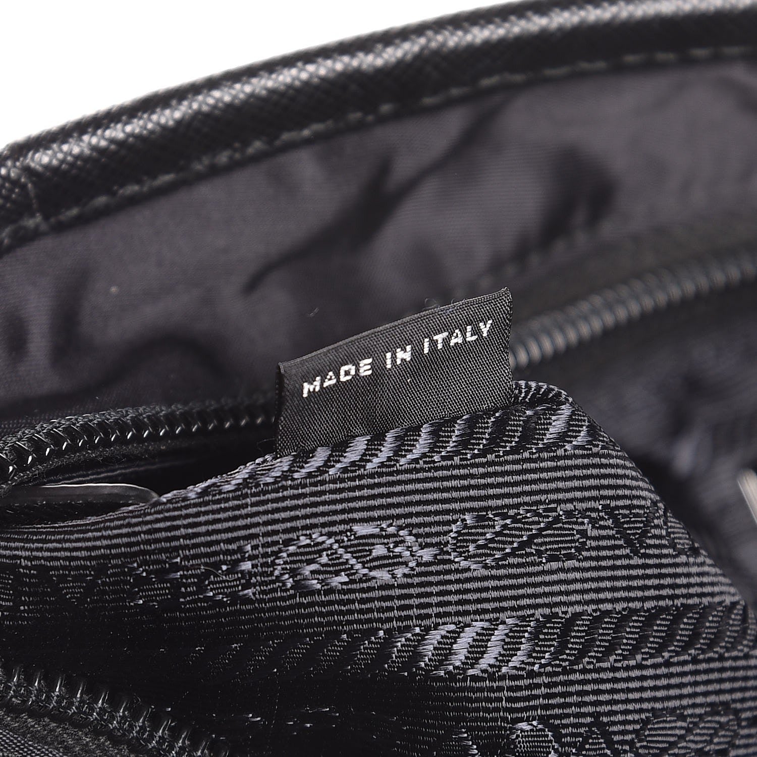 Prada Nylon Flat Messenger Bag Black 7 of 8