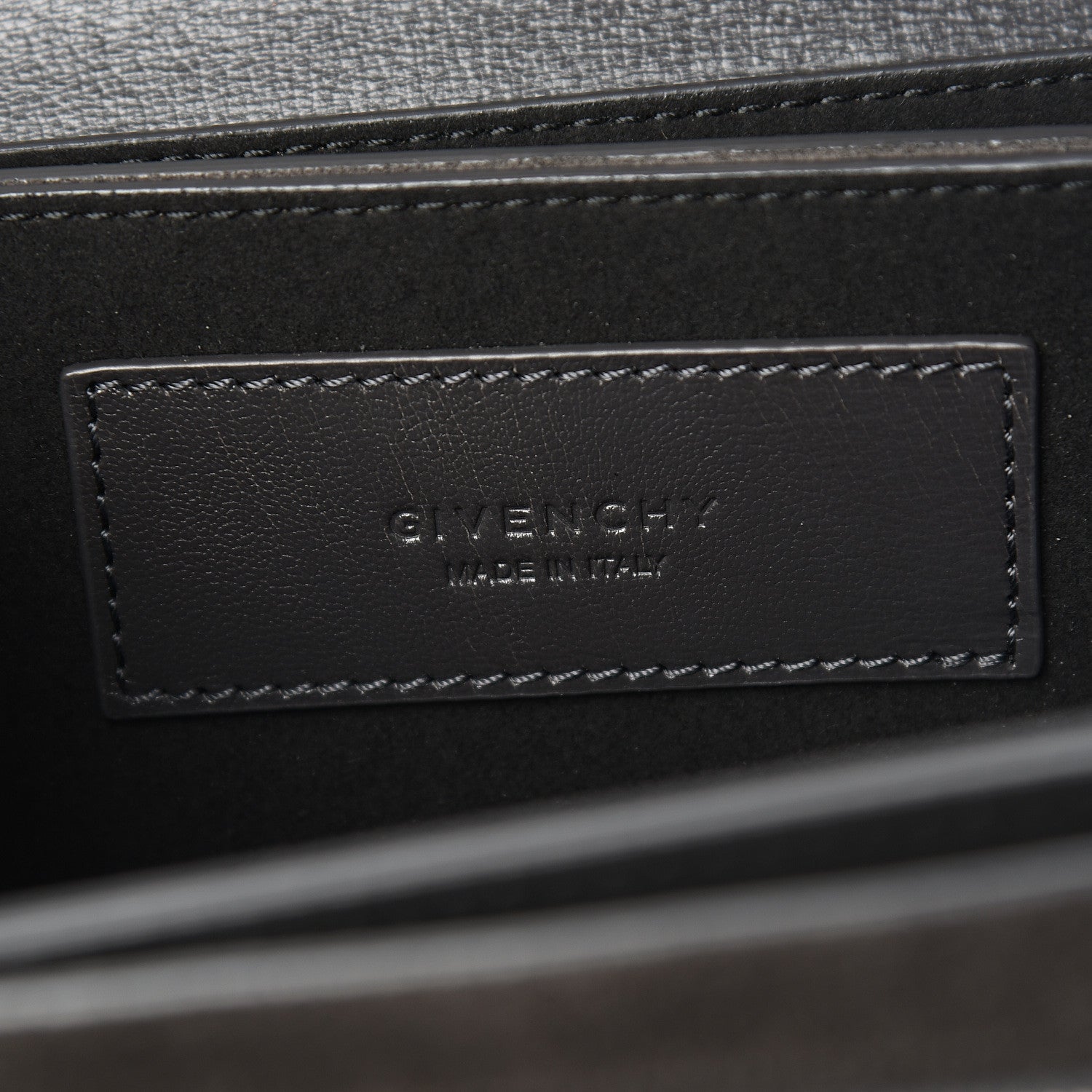 Givenchy Goatskin Suede Small GV3 Shoulder Bag Black 5 of 8