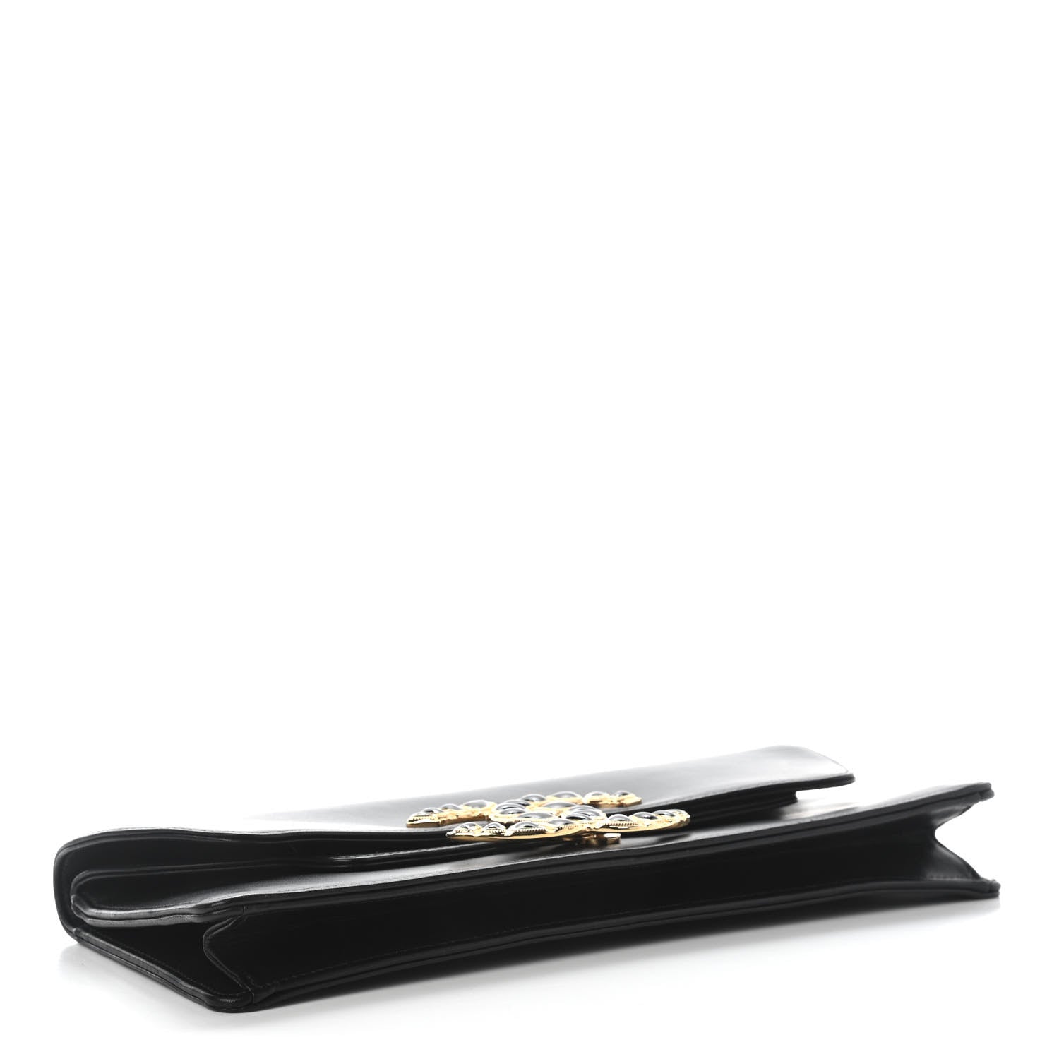 Chanel Lambskin Evening In Egypt Clutch Black 4 of 7