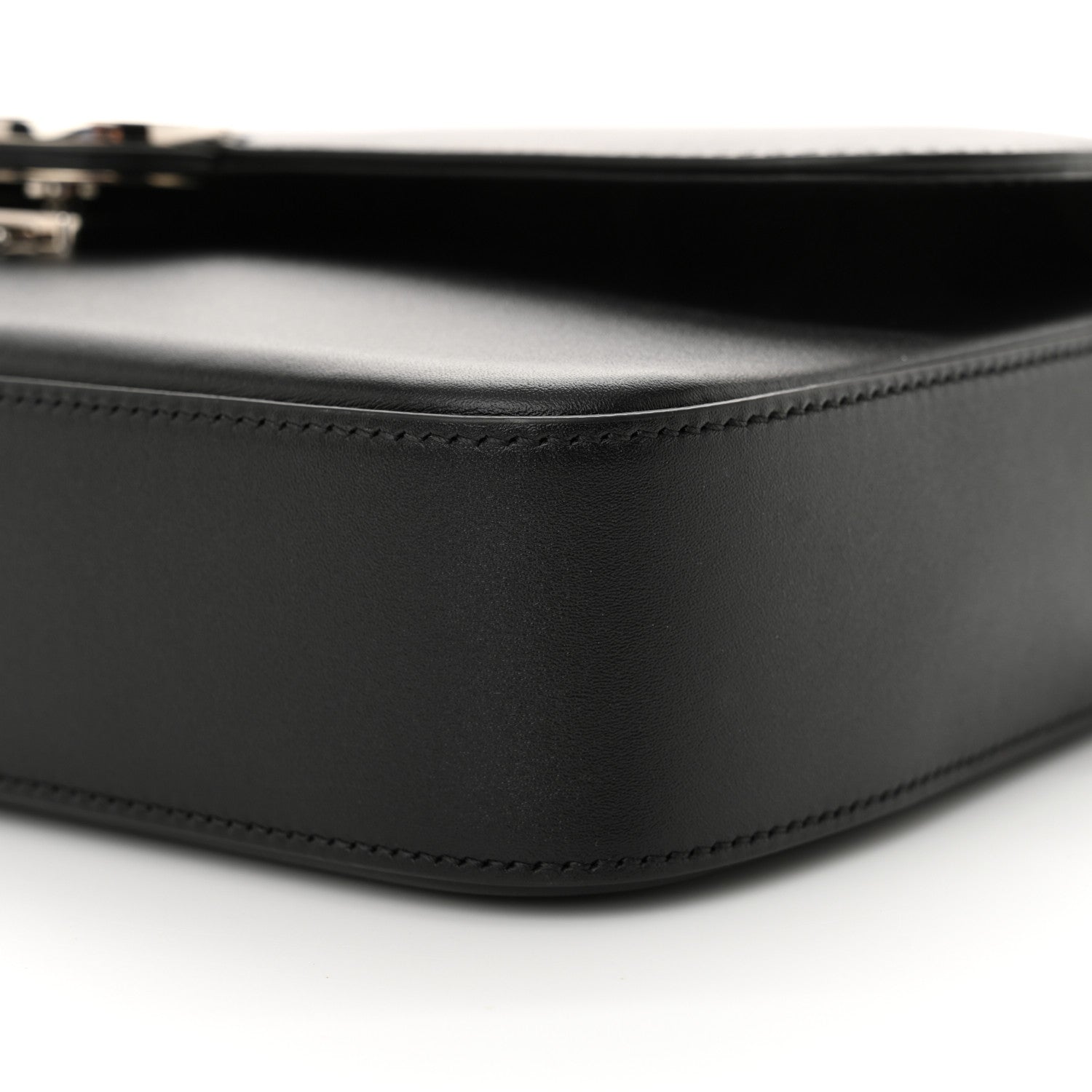 Gucci Senna Calfskin Petite GG Top Handle Shoulder Bag Black 10 of 10
