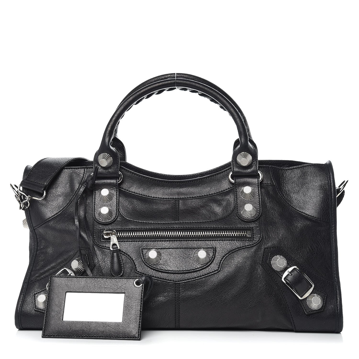 Balenciaga Agneau Giant 21 Silver Hardware Part Time Black 1 of 10
