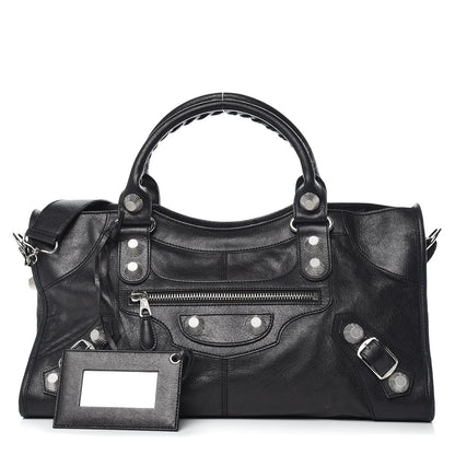 Balenciaga Agneau Giant 21 Silver Hardware Part Time Black 1 of 10