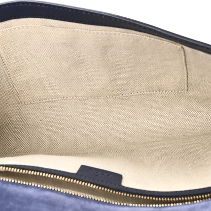Gucci Soft Patent Medium Soho Clutch Uniform Blue 5 of 10