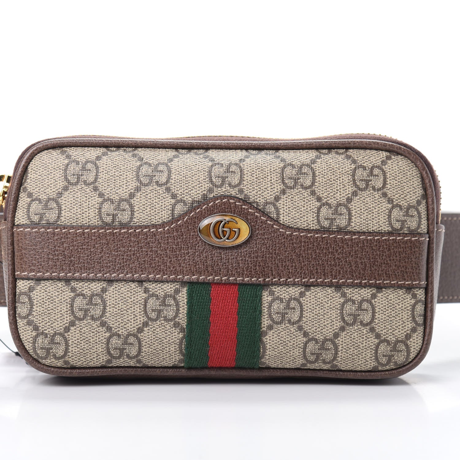 Gucci GG Supreme Monogram Ophidia Belted iPhone Case 85 34 Dark Brown 8 of 10