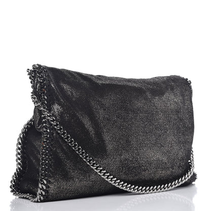 Stella McCartney Shaggy Deer Falabella Fold Over Tote Ruthenium 3 of 7