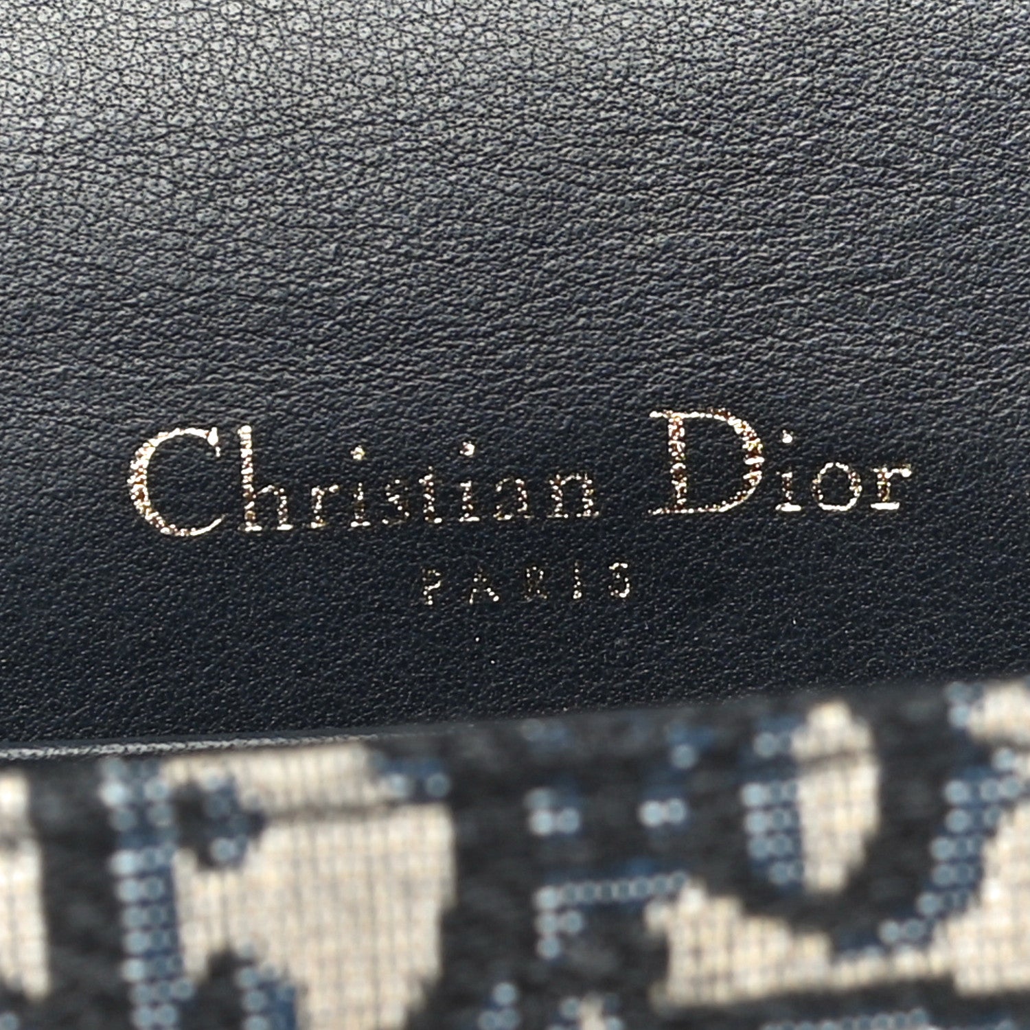 Christian Dior Oblique Saddle Belt Bag Blue 9 of 13