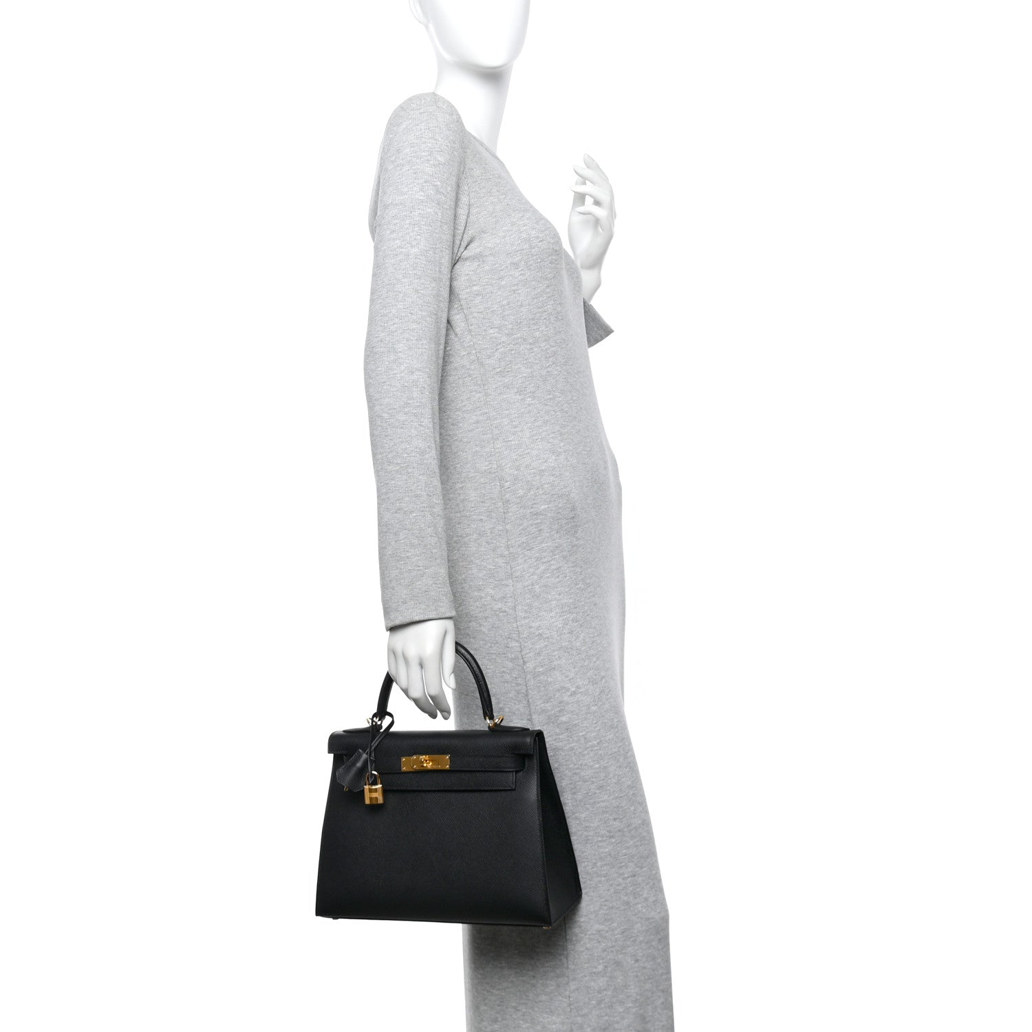Hermes Epsom Kelly Sellier 28 Black 2 of 13
