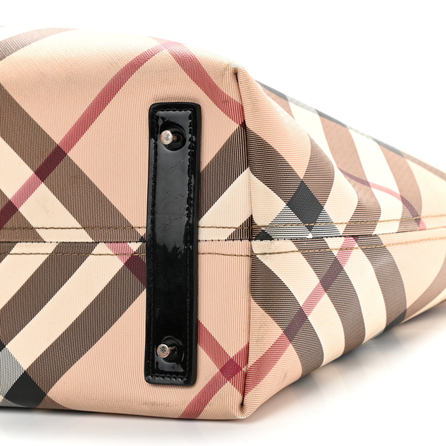 Burberry Nova Check Large Nickie Tote Black 12 of 17