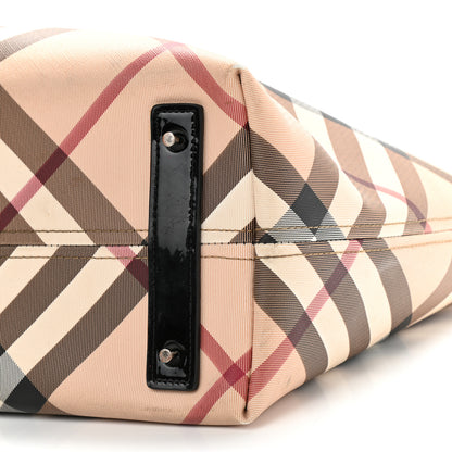 Burberry Nova Check Large Nickie Tote Black 12 of 17