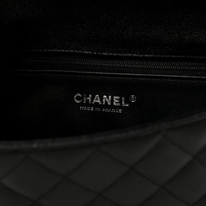 Chanel Caviar Quilted Flap Clutch Black 5 of 6