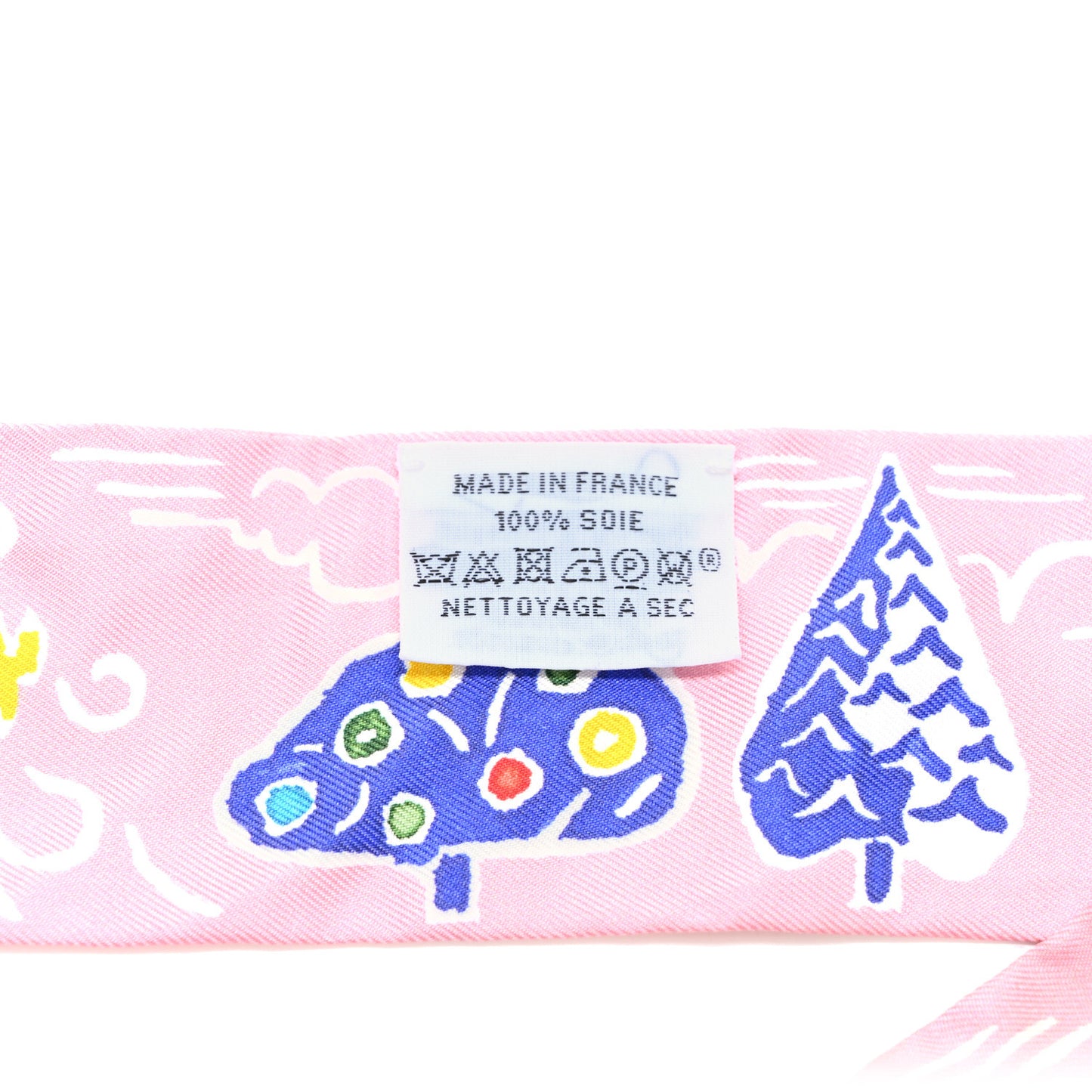 Silk Isola Di Primavera Twilly Rose Bleu Multicolor