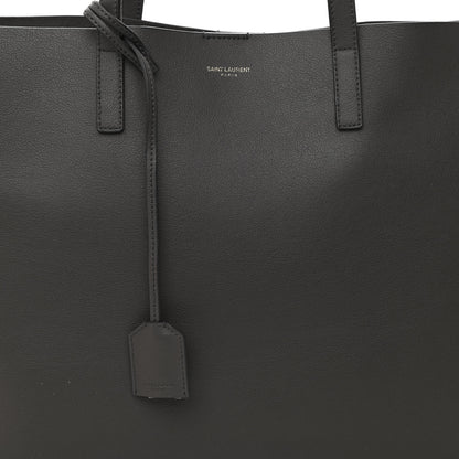 Saint Laurent Calfskin Large Shopping Tote Dark Grey 11 of 13